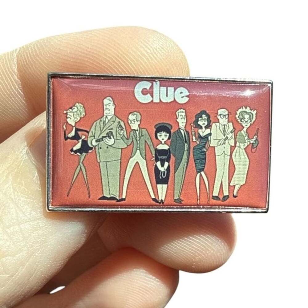 Clue Board Game Movie Characters Enamel Pin